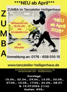 ZUMBA ab April 26
